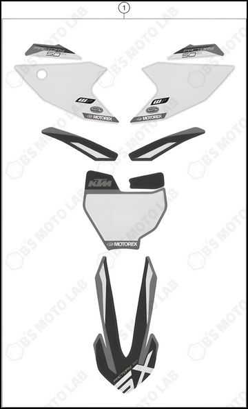 DECAL, 2023 KTM 50-SX-FACTORY-EDITION