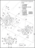 ENGINE CASE, 2024 KTM 250-SX-F