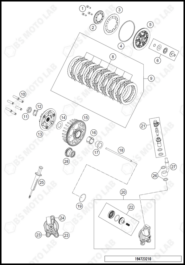 CLUTCH, 2021 KTM 85-SX-17-14