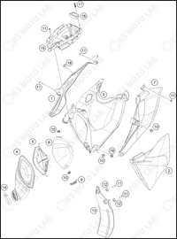 AIR FILTER, 2024 KTM 85-SX-19-16