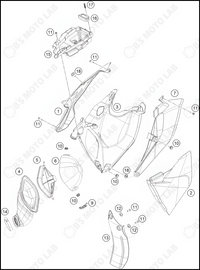 AIR FILTER, 2023 KTM 85-SX-17-14