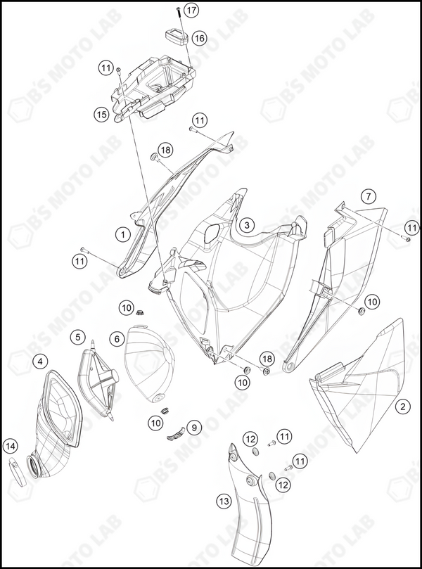 AIR FILTER, 2023 KTM 85-SX-17-14