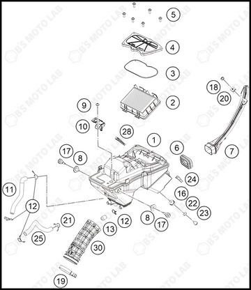 AIR FILTER, 2023 KTM RC-390