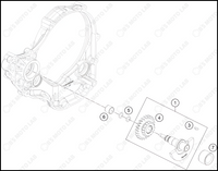 BALANCER SHAFT, 2023 KTM 350-SX-F