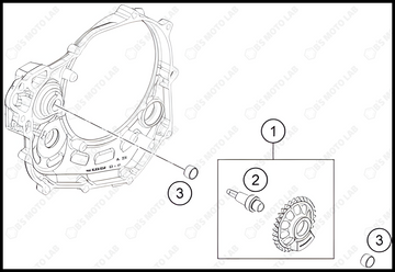 BALANCER SHAFT, 2022 KTM 450-SX-F