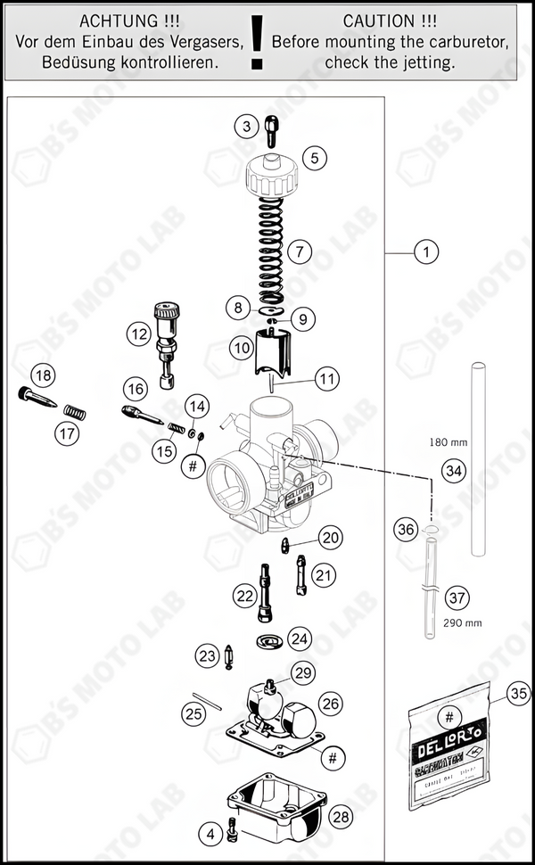 CARBURETOR, 2022 KTM 50-SX-Factory