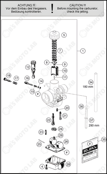 CARBURETOR, 2024 KTM 50-SX