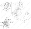 CLUTCH COVER, 2024 KTM 50-SX