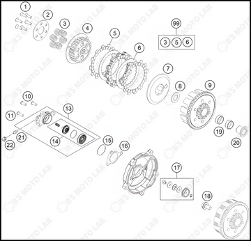 CLUTCH, 2023 KTM 65-SX