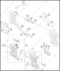 COOLING SYSTEM, 2022 KTM 65-SX