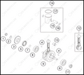 CRANKSHAFT, PISTON, 2024 KTM 50-SX