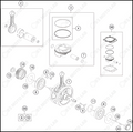 CRANKSHAFT, PISTON, 2022 KTM 450-SX-F