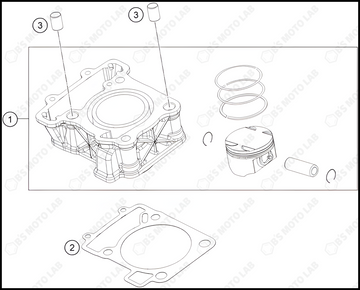 CYLINDER, 2022 KTM Duke-200