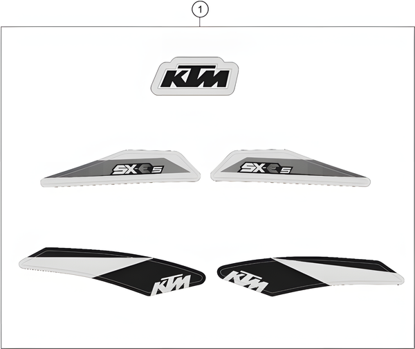 DECAL, 2022 KTM SX-E-5