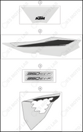 DECAL, 2022 KTM 350-SX-F