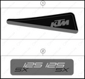 DECAL, 2025 KTM 125-SX