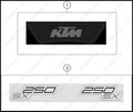 DECAL, 2023 KTM 250-SX