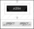 DECAL, 2023 KTM 350-SX-F