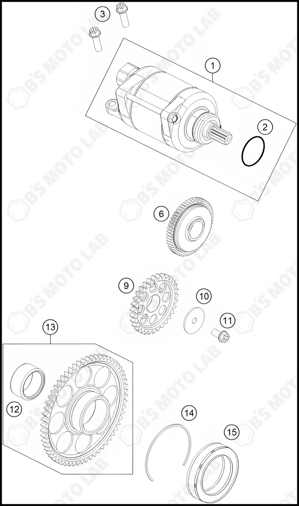 ELECTRIC STARTER, 2022 KTM 250-SX-F