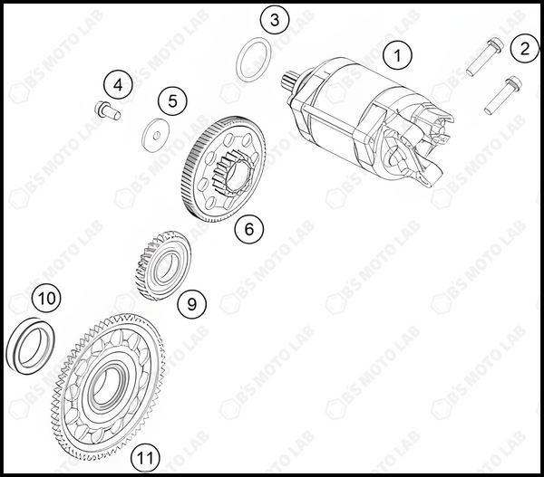 ELECTRIC STARTER, 2022 KTM 450-SX-F