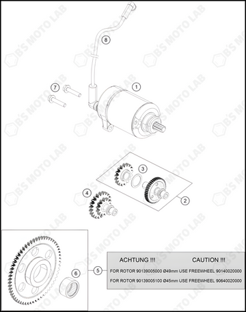 ELECTRIC STARTER, 2022 KTM Duke-200