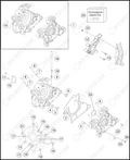 ENGINE CASE, 2022 KTM 50-SX-Factory