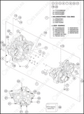 ENGINE CASE, 2024 KTM 350-SX-FE