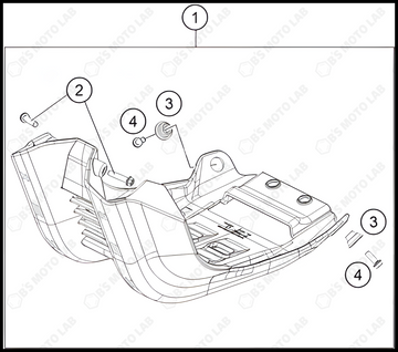 ENGINE GUARD, 2023 KTM 350-SX-F