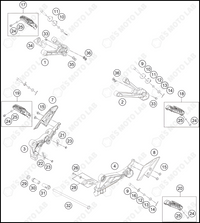 FOOTPEGS, 2023 KTM RC-390