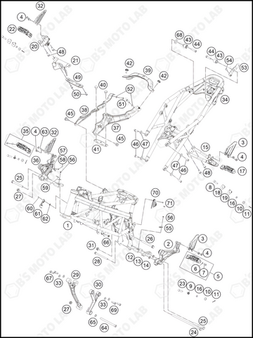 FRAME, 2022 KTM Duke-200