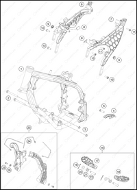 FRAME, 2025 KTM 50-SX-Factory