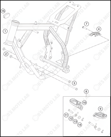 FRAME, 2022 KTM 50-SX-Factory