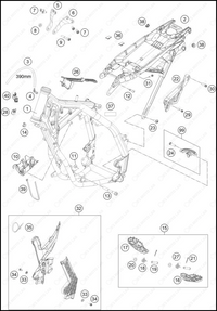 FRAME, 2025 KTM 85-SX-19-16