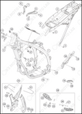 FRAME, 2024 KTM 300-SX