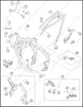 FRAME, 2024 KTM 85-SX-19-16