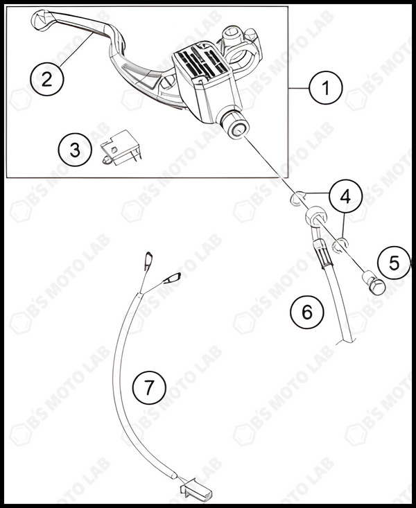 FRONT BRAKE CONTROL, 2022 KTM Duke-200