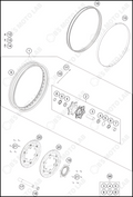 FRONT WHEEL, 2023 KTM duke-390