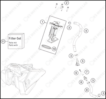 FUEL PUMP, 2023 KTM 350-SX-F