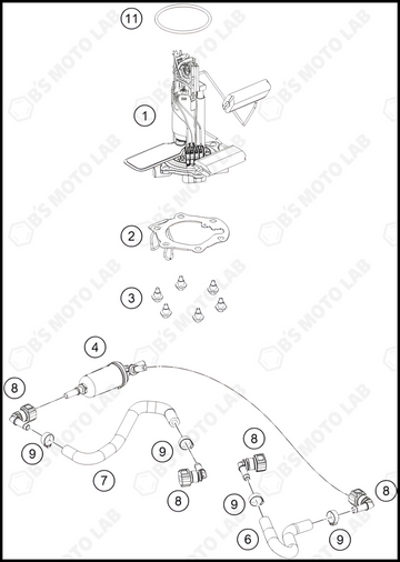 FUEL PUMP, 2023 KTM RC-390