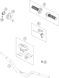HANDLEBAR, CONTROLS, 2022 KTM SX-E-5