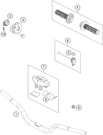 HANDLEBAR, CONTROLS, 2022 KTM SX-E-5
