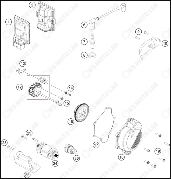 IGNITION SYSTEM, 2023 KTM 125-SX