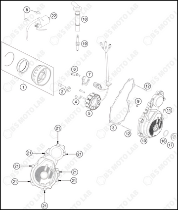 IGNITION SYSTEM, 2022 KTM 350-SX-F