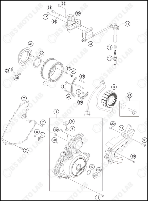 IGNITION SYSTEM, 2023 KTM RC-390