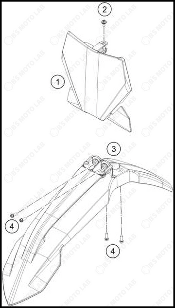 MASK FENDERS, 2025 KTM 85-SX-17-14