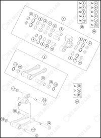 PRO LEVER LINKING, 2023 KTM 350-SX-F