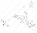 REAR BRAKE CALIPER, 2024 KTM 85-SX-19-16