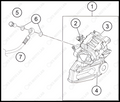 REAR BRAKE CALIPER, 2022 KTM Duke-200