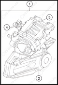 REAR BRAKE CALIPER, 2023 KTM RC-390