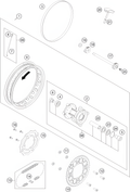 REAR WHEEL, 2022 KTM SX-E-5